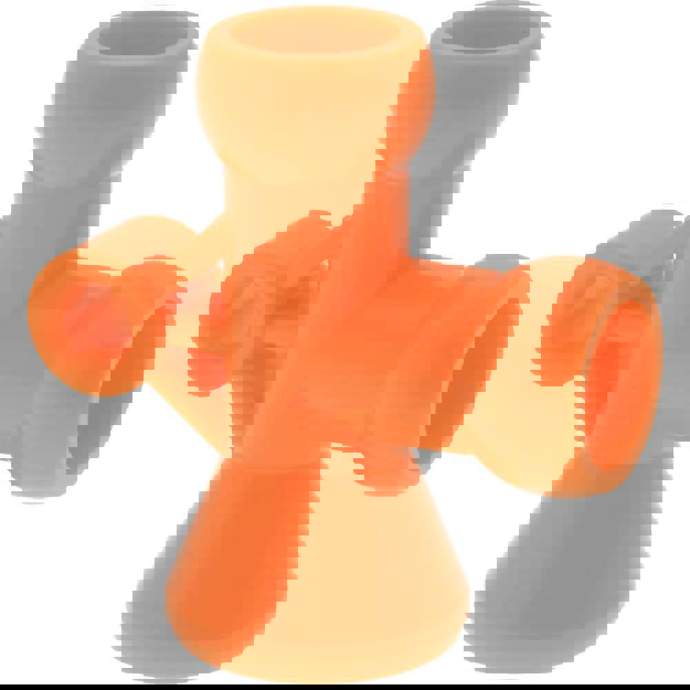 Coolant Hose Elbows, Fittings & Reducers; Coolant Hose Fitting Type: T-Fitting ; Connection Type: Female x Male ; Hose Inside Diameter: 1/4 ; Body Material: POM ; Number Of Pieces: 2 ; For Use With: Snap Together Hose System